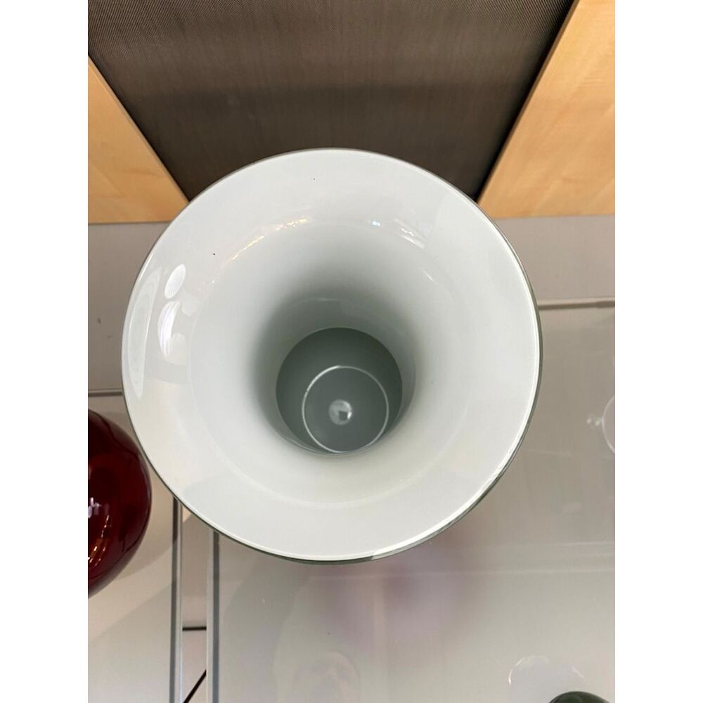 Contemporary vase murano glass multicolored