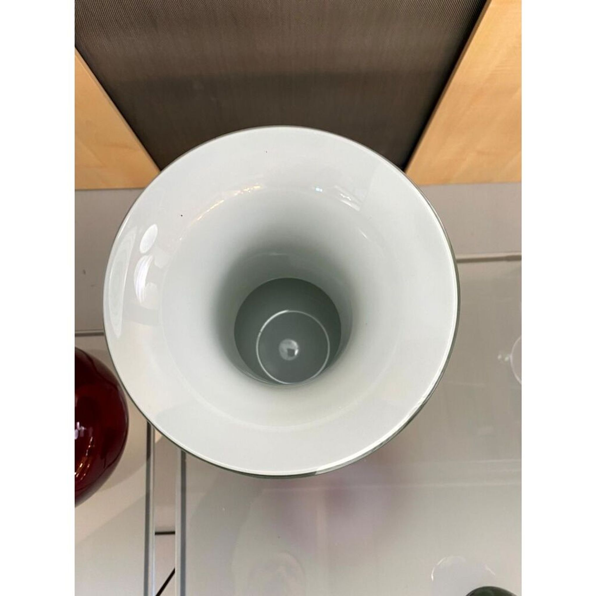 Contemporary vase murano glass multicolored
