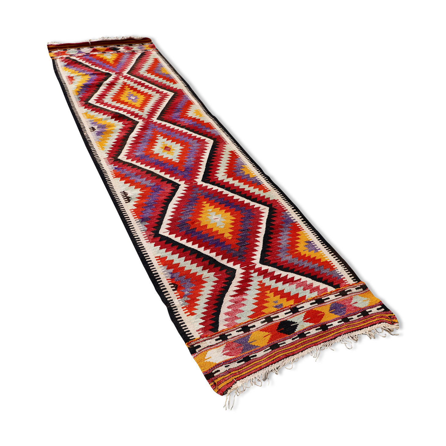 Long Berber Kilim Carpet  85x300cm