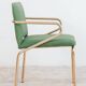 Set of 4 Hollywood Regency vintage design chairs from the 70s modern antiques.
