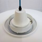 Vintage David Mogensen White Pendant Lamp, Super Light A/S, Danish Mid-Century