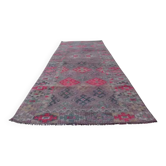 Narrow vintage Turkish hallway rug from the 1930s - 81 x 277 cm