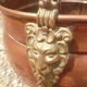 Copper flowerpot
