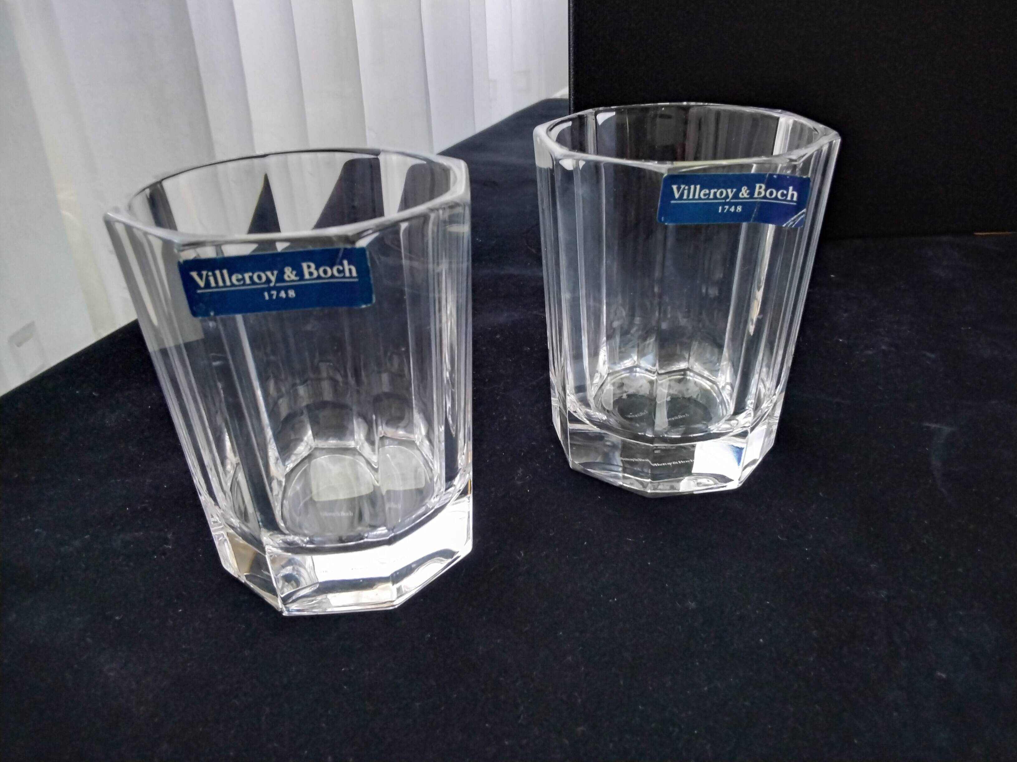 4 Villeroy Boch whiskey glasses