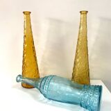 Empoli (Italy) carafe in blue glass from the 60s