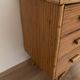 3-drawer rattan/bamboo chest of drawers attributed to Adrien Audoux and Frida Minnet. Circa 1950