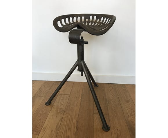 Forged iron stool