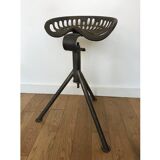 Forged iron stool