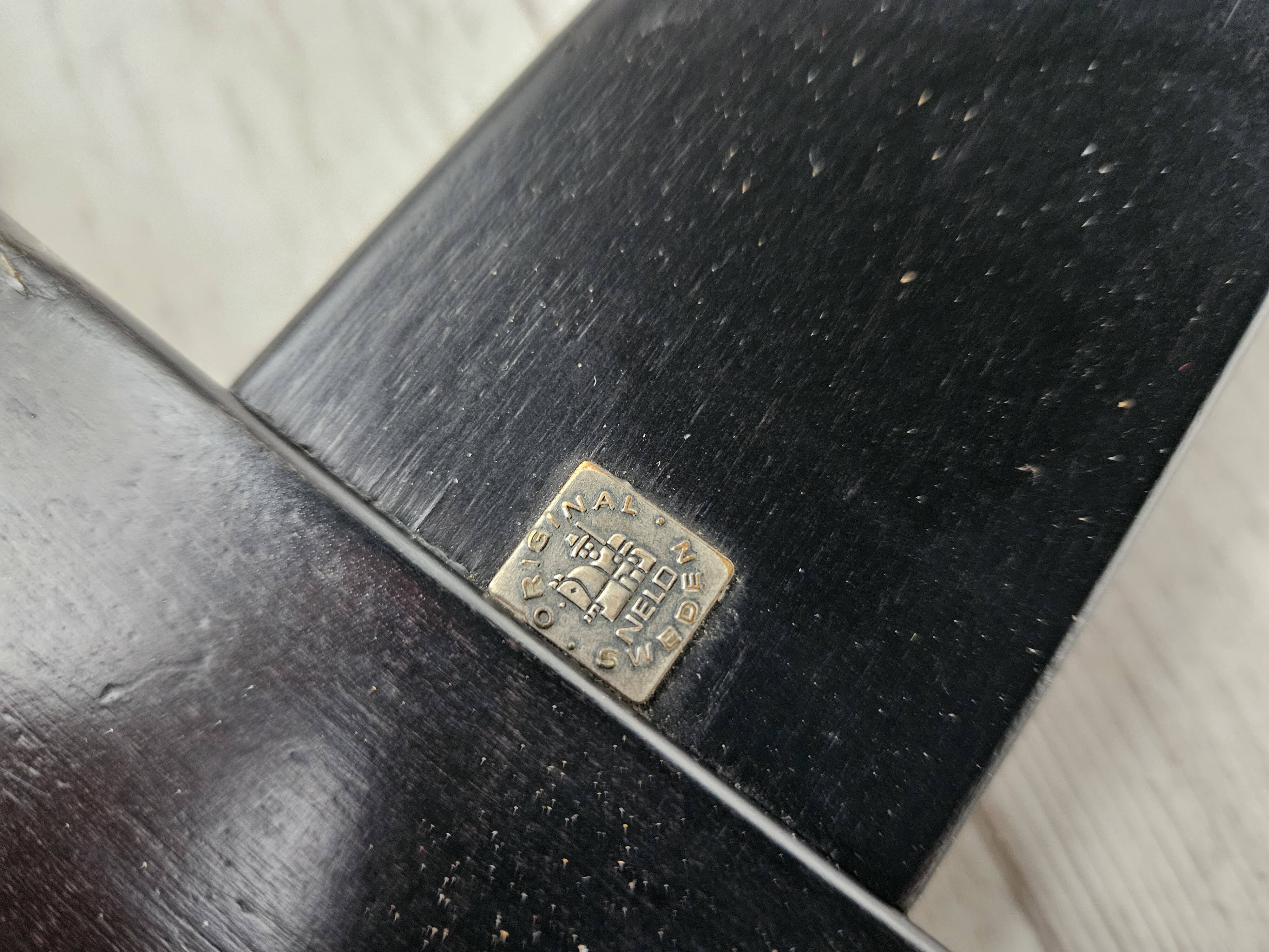 Chaise longue kroken, années 1970, design suédois par ake fribyter pour nelo, état d'origine.