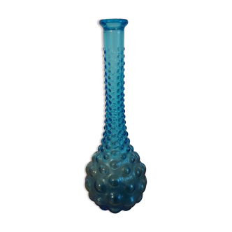 Bottle vase vintage molded glass
