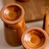 Set of 6 terracotta Mazagrans