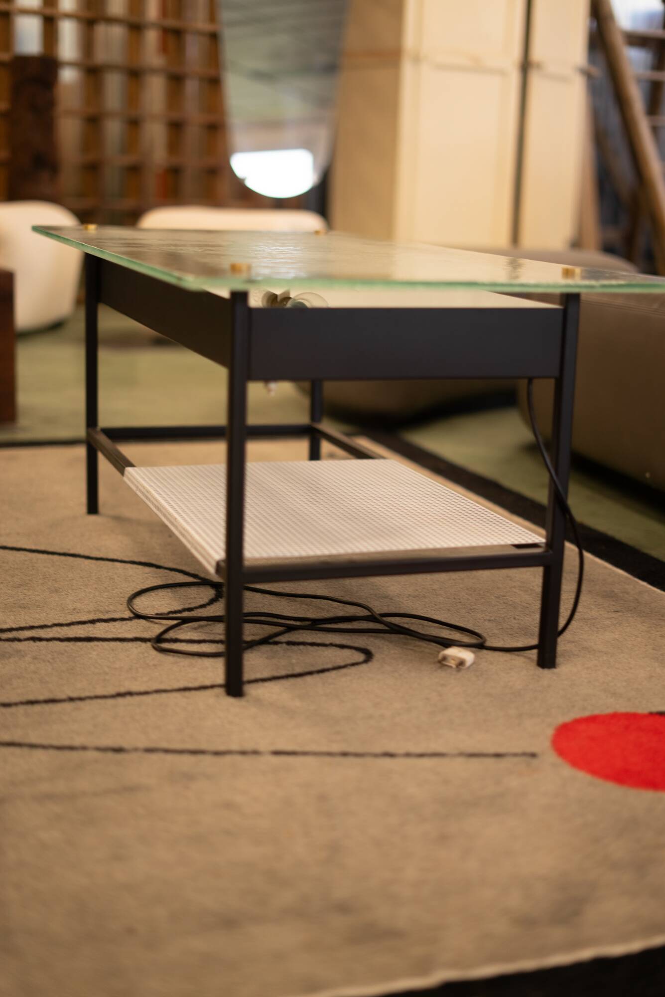 Illuminated coffee table R. Mathieu 517