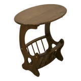 Table d'appoint et son porte-revues