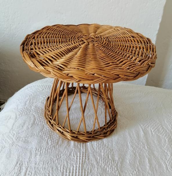 Duo of rattan coffee tables