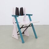 2x Postmodern Chair in Memphis Style, 1980s
