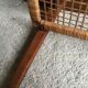 Table basse scandinave en teck mobelintarsia