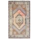 Vintage Turkish Oushak handmade wool cotton orange area rug 106x188
