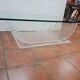 Plexiglas coffee table glass top from the 70s, 140×70cms