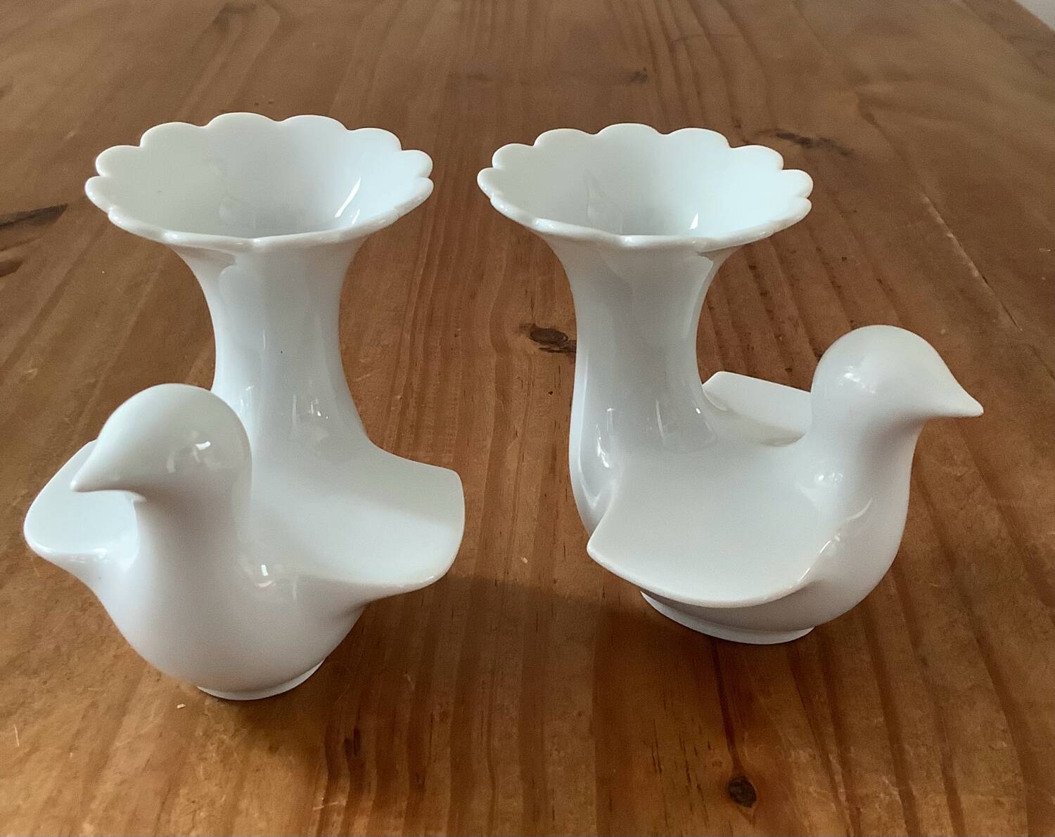 Pair of Bareuther Waldsassen porcelain vases