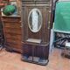 Old cloakroom or coat rack in oak