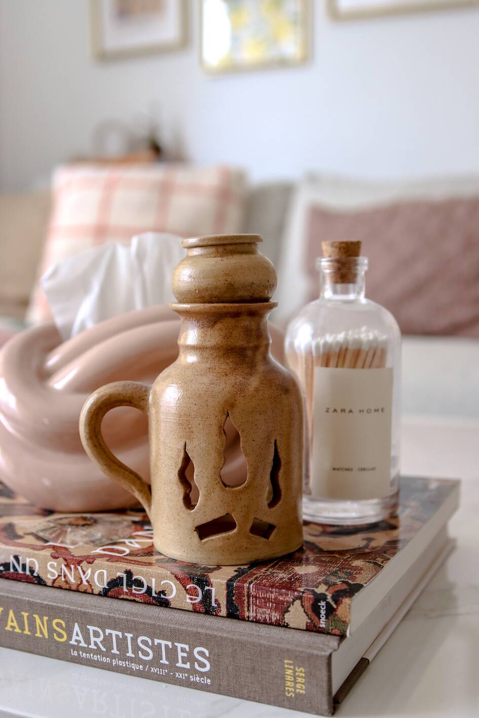 Stoneware tealight holder / oil warmer