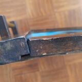 1930s tray, glass, painted wood