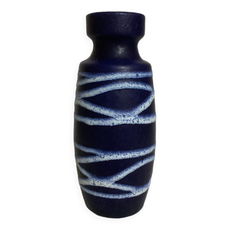Vase bleu West Germany