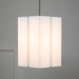 Vintage italian plexiglass tower pendant lamp