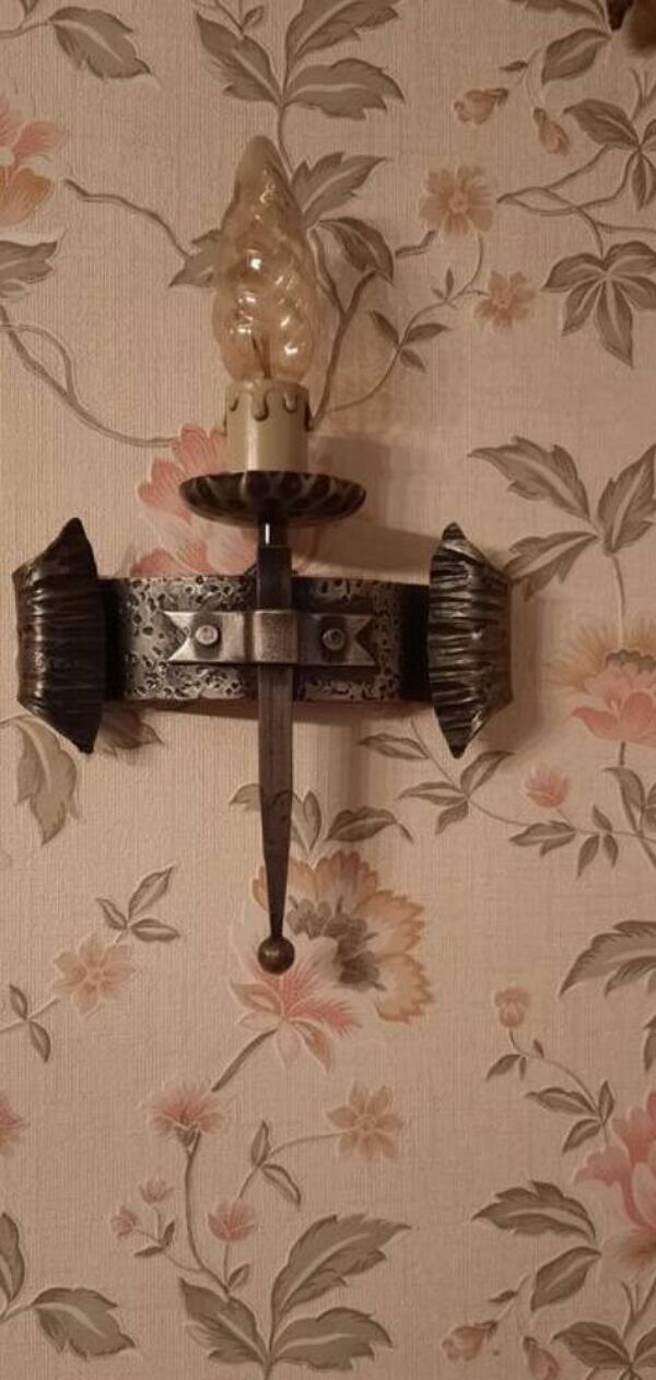Applique fer forgé vintage