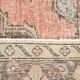 3x13 Pale Red Vintage Runner Rug, 85x388Cm