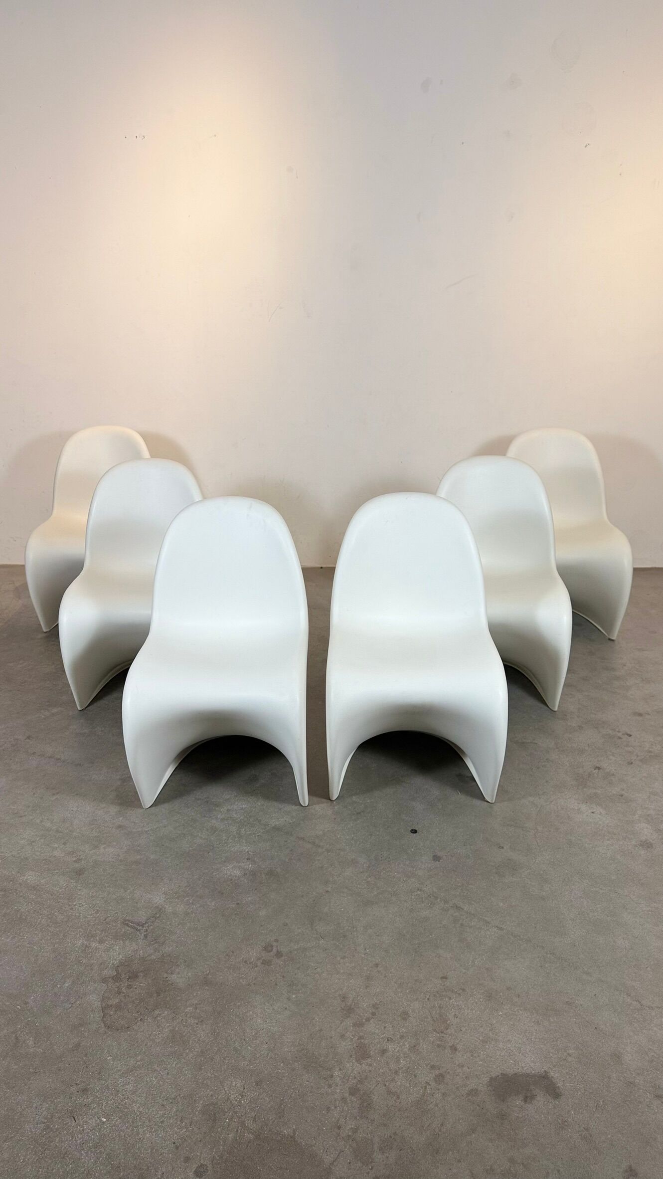 6 original Panton chairs - Vitra Edition (2010)