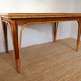 Rattan extension table