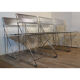 Series of 6 chairs design model Nuova X Line Omli for Magis 1970