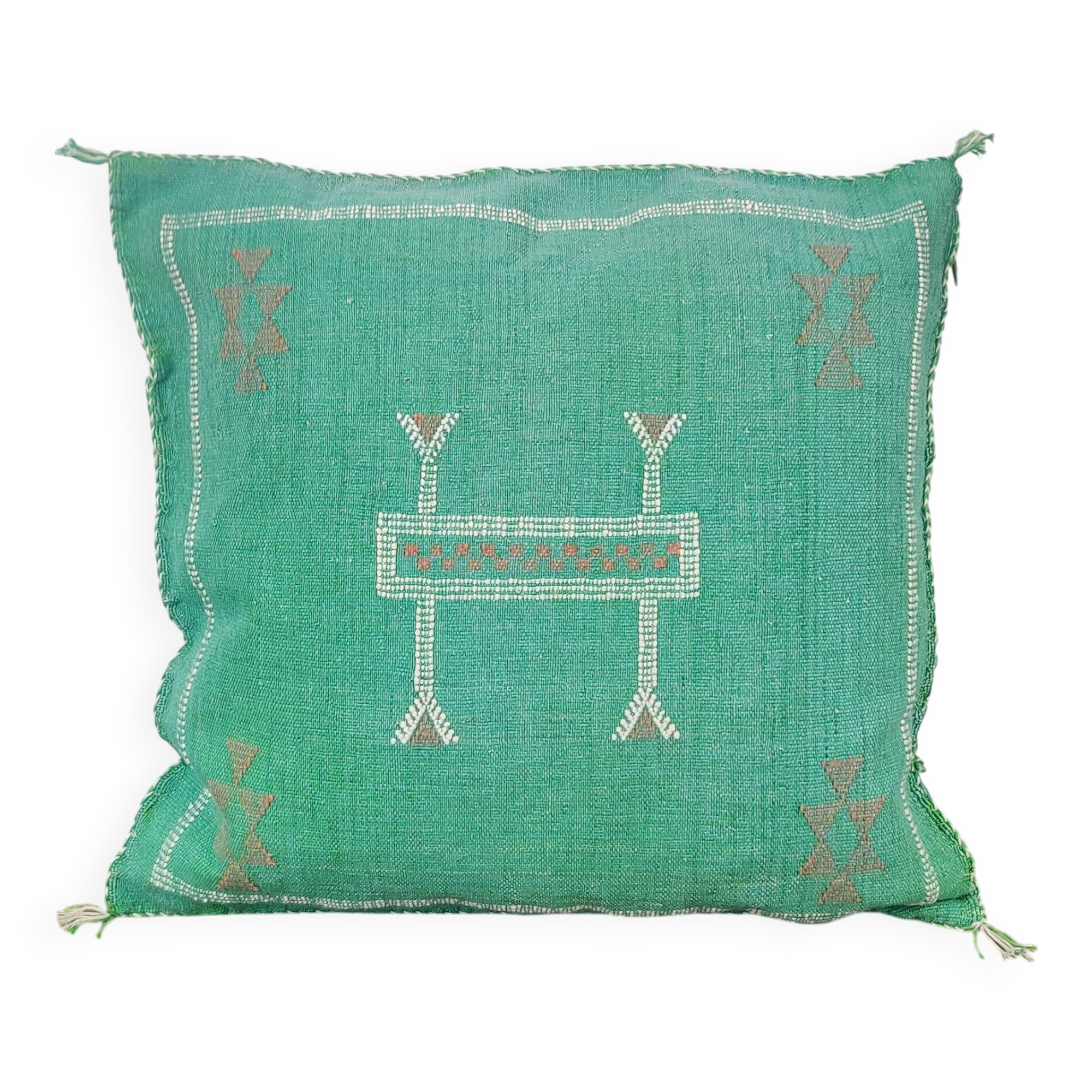 Coussin sabra berbere vert