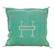 Coussin sabra berbere vert