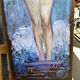 Portrait bather signed Patrice Landauer
