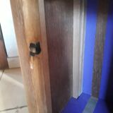 Oak country wall cabinet