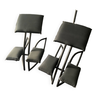 2 “Mister Bliss” seats by Philippe STARCK 1983