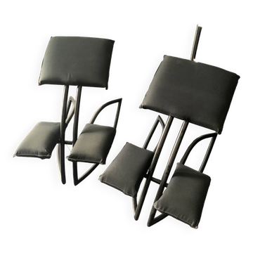 2 "Mister Bliss" chairs by Philippe STARCK 1983
