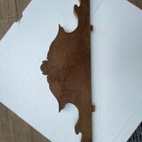 Carved wooden pediment