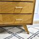 Vintage chest of drawers compass feet