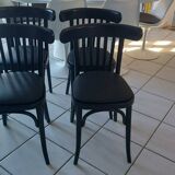Set of 4 vintage bistro chairs from the 1970s