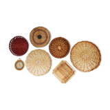 Wicker wall composition