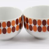 Set of 2 old cups