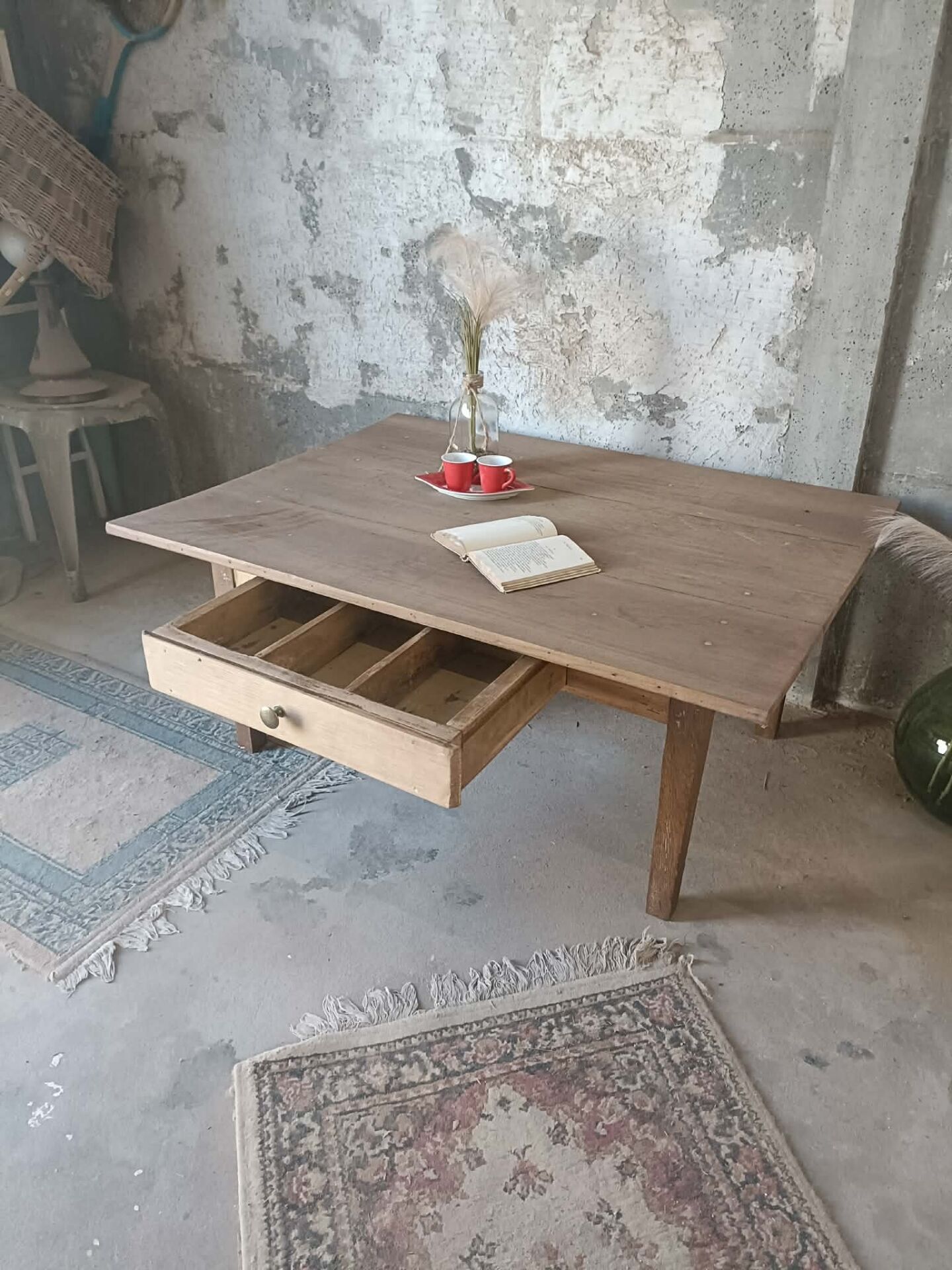 Table basse de ferme 