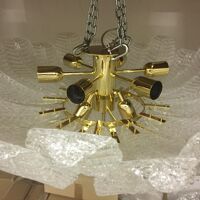 Murano glass flush mount