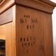 Monumental Pine School Library Bookcase from Warsaw, Poland, 1920s