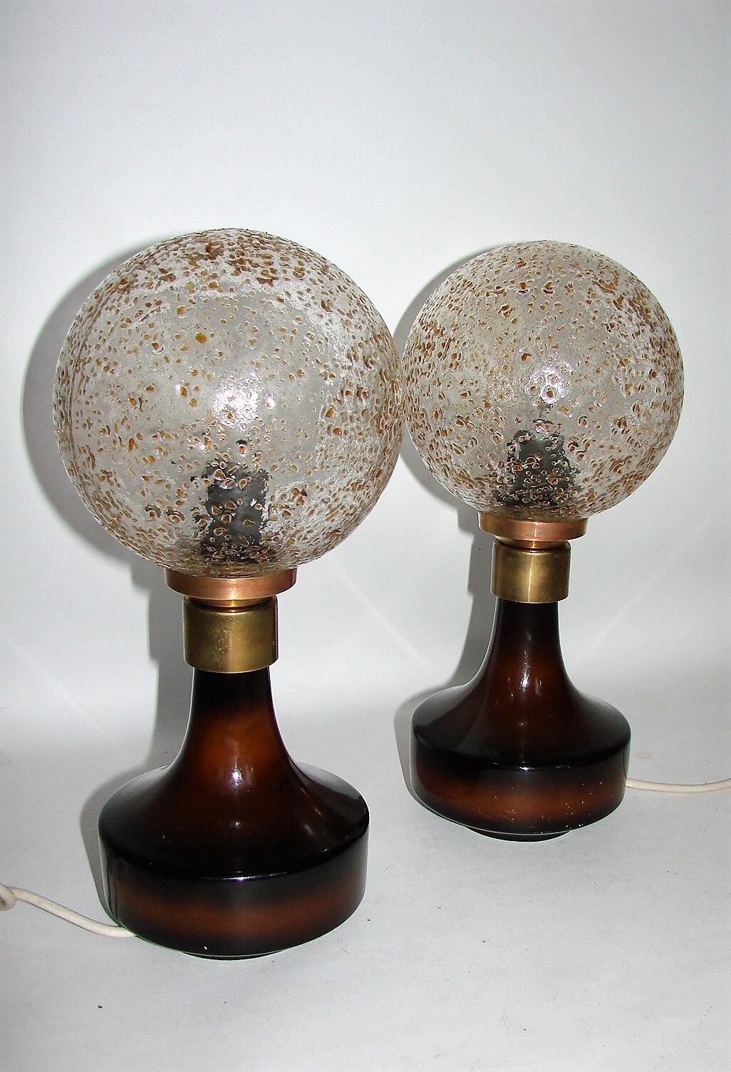 Paire de lampes Hustad, années 1960