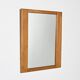 Mirror in elm by Maison Regain, France, circa 1970.