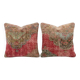 Set of 2 vintage Turkish cushion covers 58x58 cm
